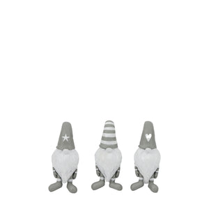 Gerald Gonk Pot Hanger - Grey (Set of 3)