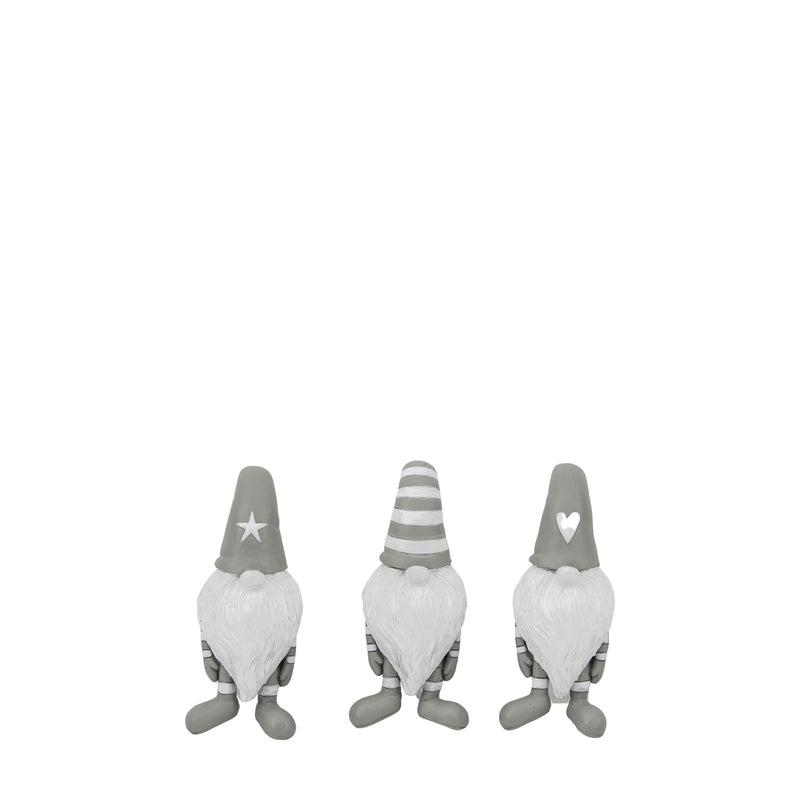 Gerald Gonk Pot Hanger - Grey (Set of 3)