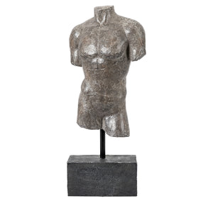 Adonis Male Form Sculpture - Grey