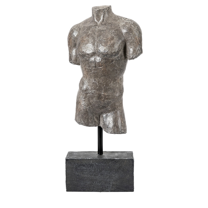 Adonis Male Form Sculpture - Grey