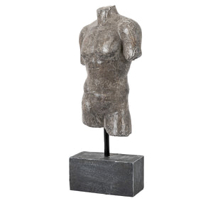 Adonis Male Form Sculpture - Grey