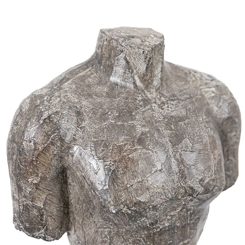Adonis Male Form Sculpture - Grey