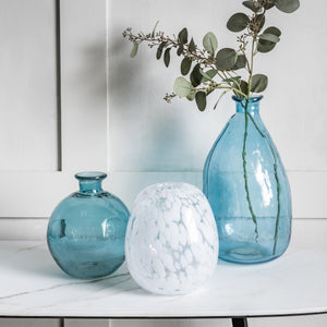 Ribble Small Vase - Ocean Blue