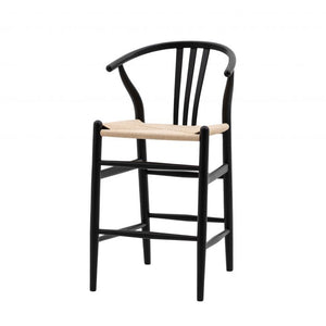 Whitney Rope Bar Stool (Set of 2) - Black