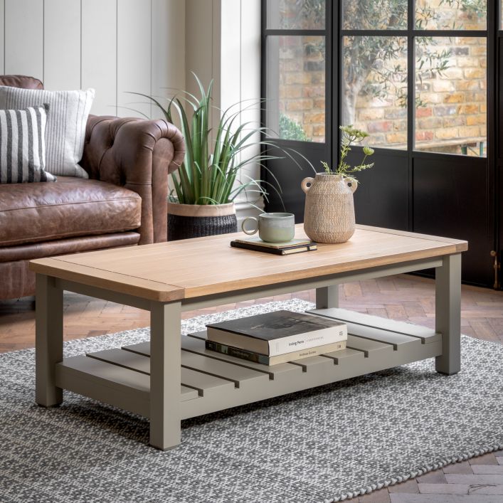 Eton Oak Coffee Table - Prairie