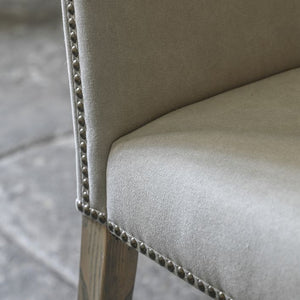 Rex Oak Bar Stool (Set of 2) - Cement