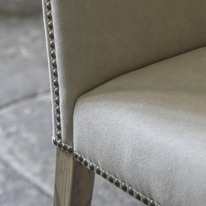 Rex Oak Bar Stool (Set of 2) - Cement