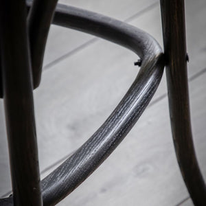 Cafe Oak Bar Stool (Set of 2) - Black