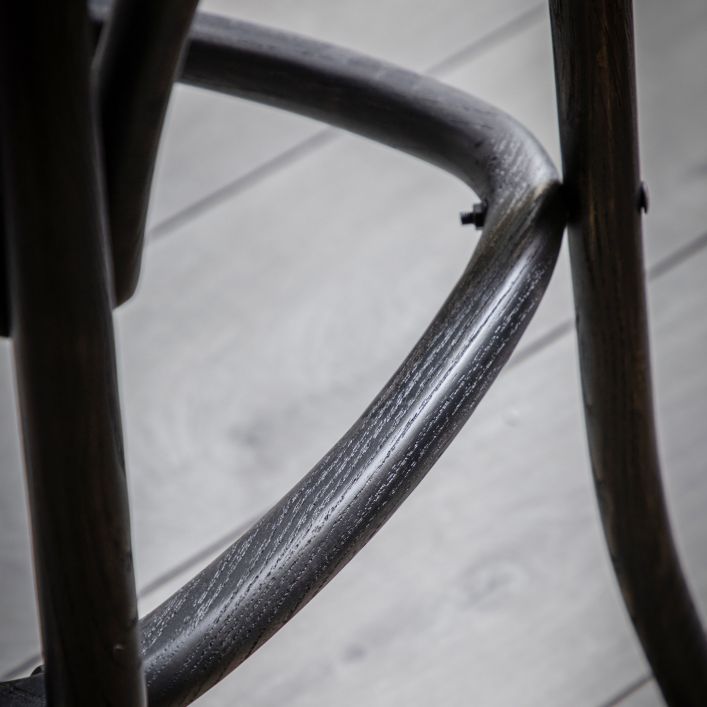 Cafe Oak Bar Stool (Set of 2) - Black