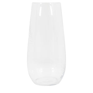 Feather Large Vase - Clear