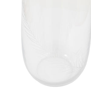 Feather Large Vase - Clear
