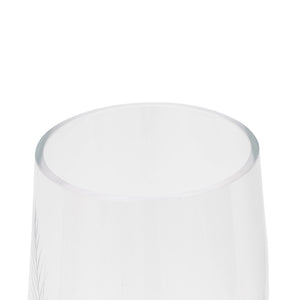 Feather Large Vase - Clear