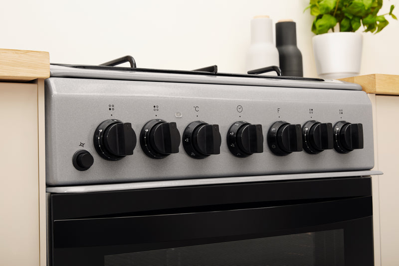 Indesit IS5G4PHSS/UK 50cm Dual Fuel Single Oven Freestanding Cooker