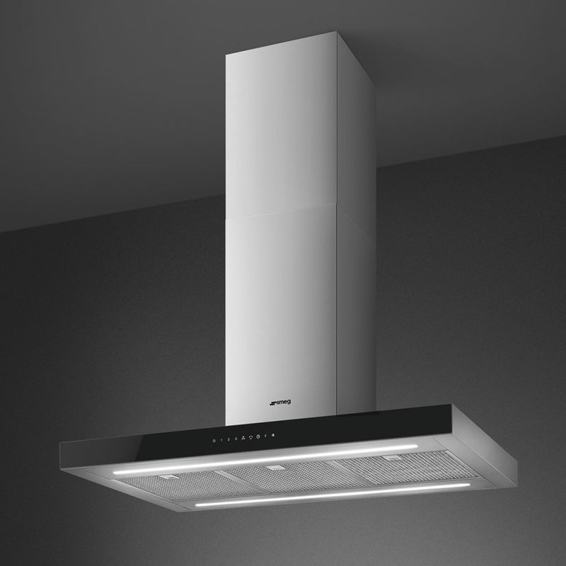Smeg KBTI9L4VN 90cm Island Cooker Hood