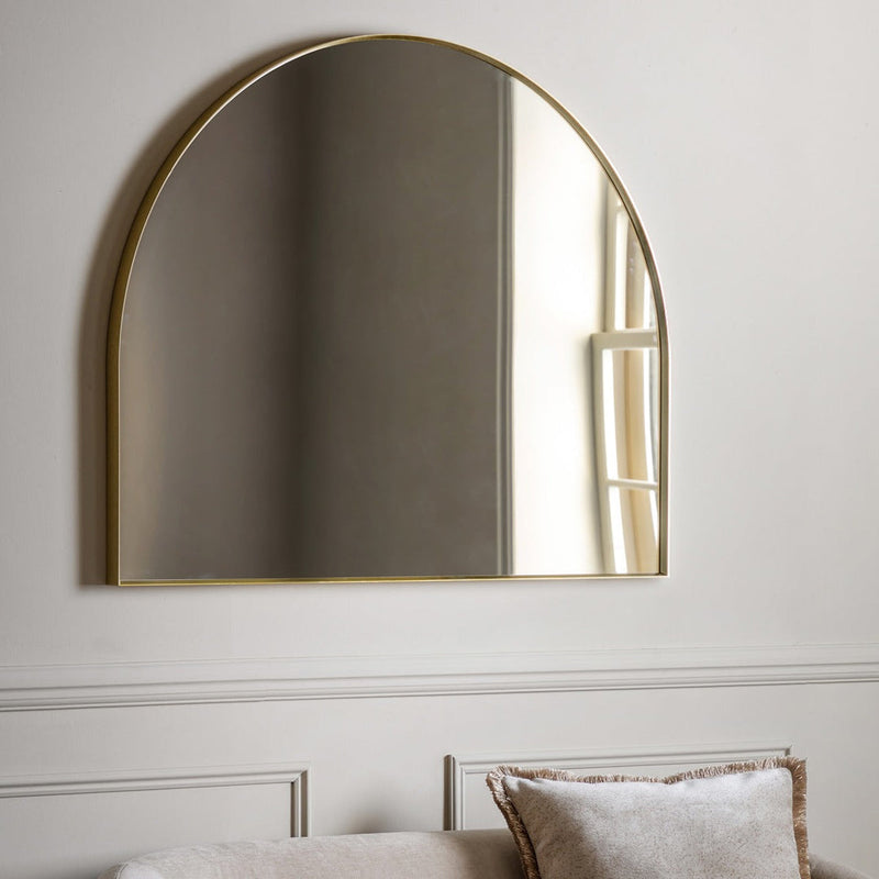 Holworth Overmantle Mirror - Gold