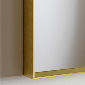 Holworth Overmantle Mirror - Gold