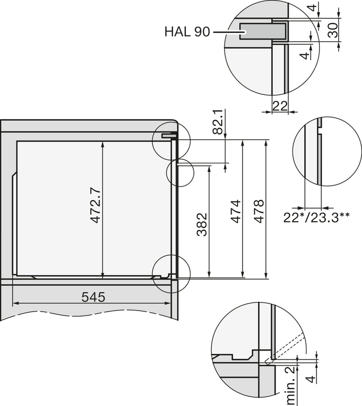 Miele H2890B Built In Electric Single Oven