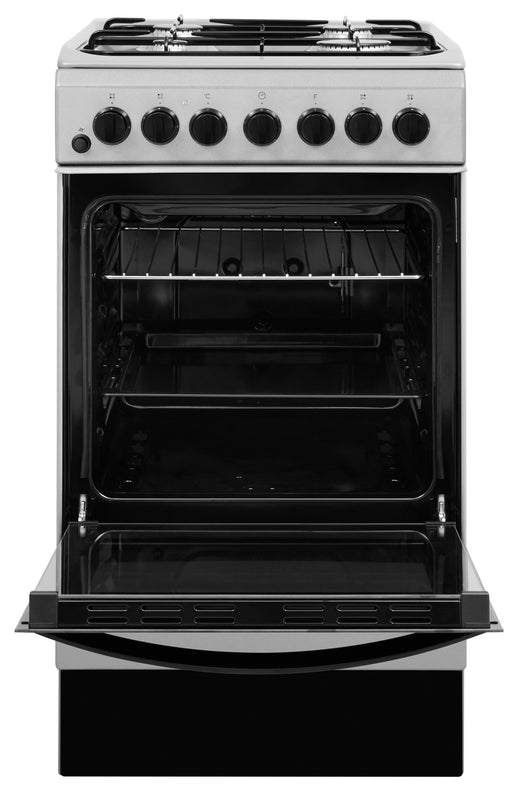 Indesit IS5G4PHSS/UK 50cm Dual Fuel Single Oven Freestanding Cooker