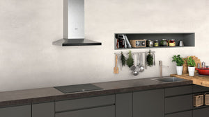 Neff D64QFM1N0B 60cm Slim Pyramid Chimney Cooker Hood