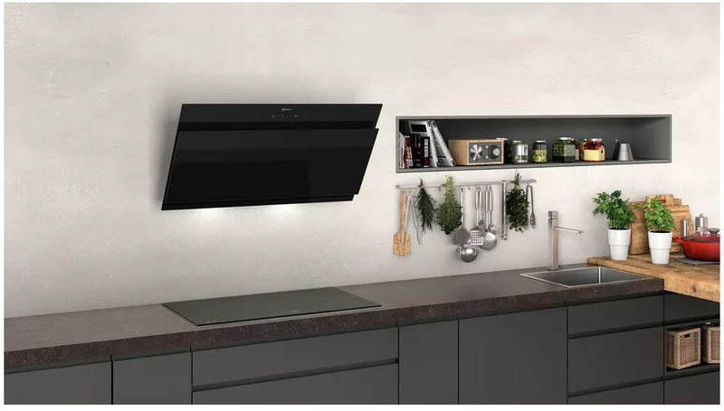 Neff D95IHM1S0B 90cm Angled Chimney Cooker Hood