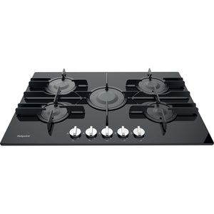 Hotpoint FTGHG 751 D/H(BK) 75cm Gas Hob