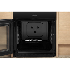 Hotpoint HD5G00KCB/UK 50cm Gas Double Oven Freestanding Cooker