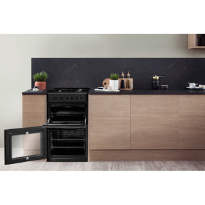 Hotpoint HD5G00KCB/UK 50cm Gas Double Oven Freestanding Cooker