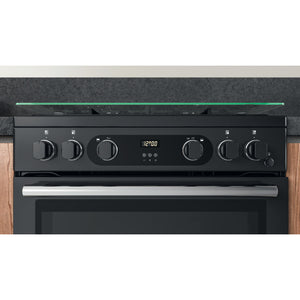 Hotpoint CD67G0C2CA/UK 60cm Gas Double Oven Freestanding Cooker