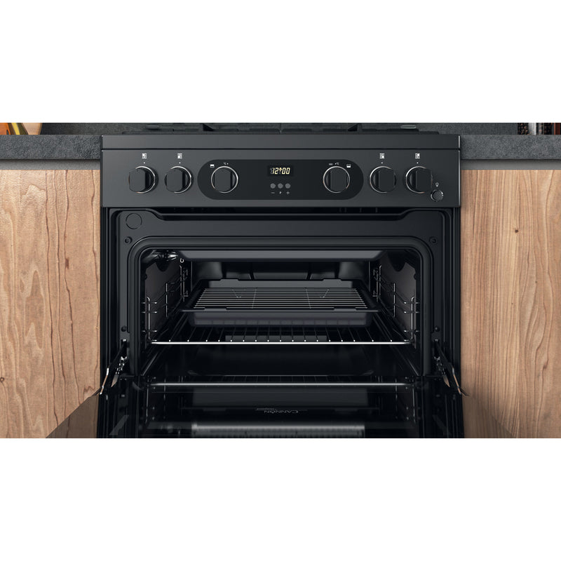 Hotpoint CD67G0C2CA/UK 60cm Gas Double Oven Freestanding Cooker