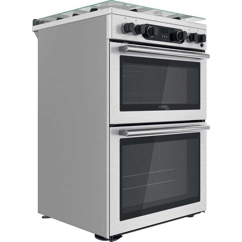 Hotpoint CD67G0CCX/UK 60cm Gas Double Oven Freestanding Cooker