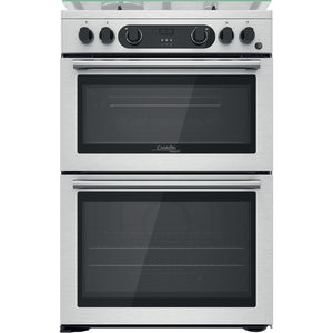 Hotpoint CD67G0CCX/UK 60cm Gas Double Oven Freestanding Cooker