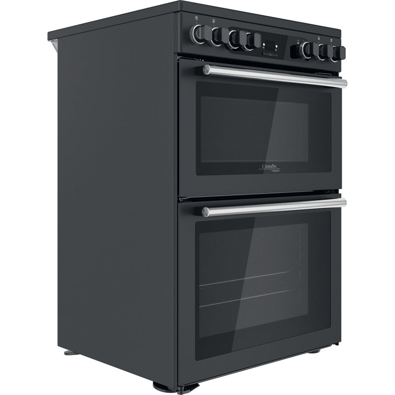 Hotpoint CD67V9H2CA/UK 60cm Electric Ceramic Double Oven Freestanding Cooker