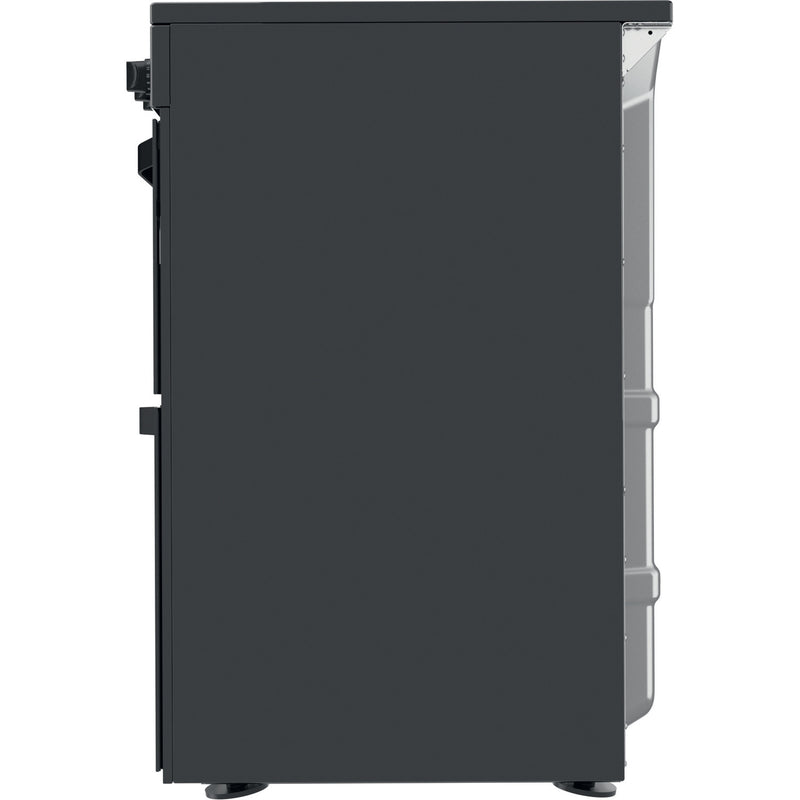 Hotpoint HDM67V92HCB/UK 60cm Electric Ceramic Double Oven Freestanding Cooker