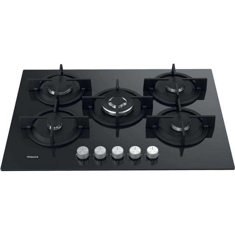 Hotpoint HGS 72S BK 73cm Gas Hob