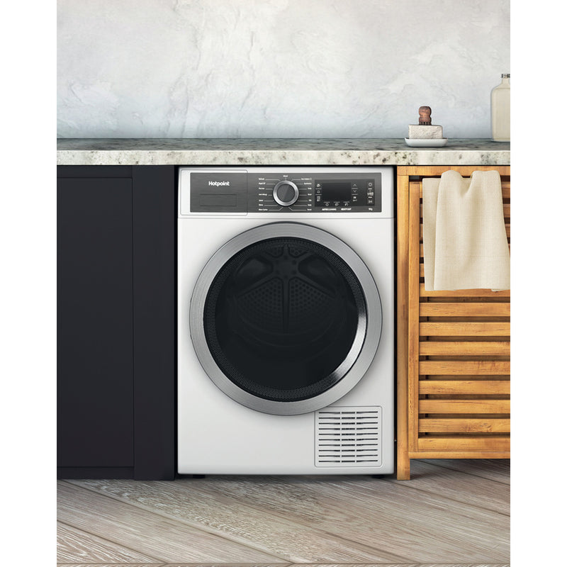 Hotpoint H8 D94WB UK 9kg Heat Pump Tumble Dryer