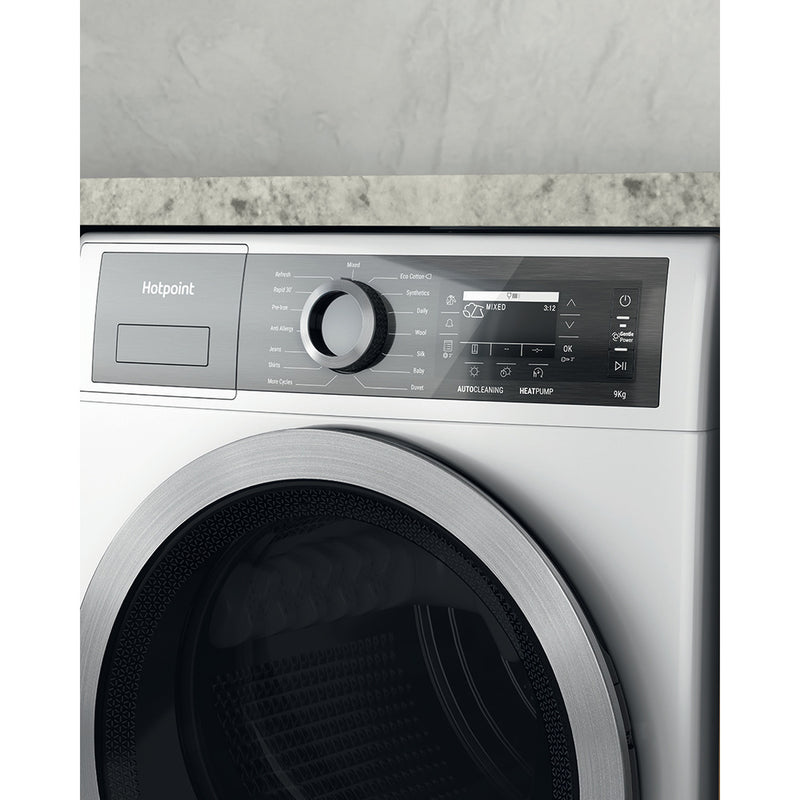 Hotpoint H8 D94WB UK 9kg Heat Pump Tumble Dryer