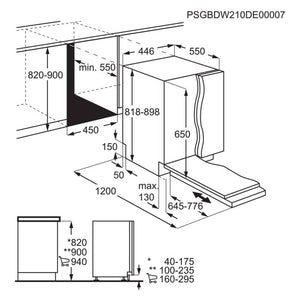 AEG FSB73427Z Integrated Slimline Dishwasher
