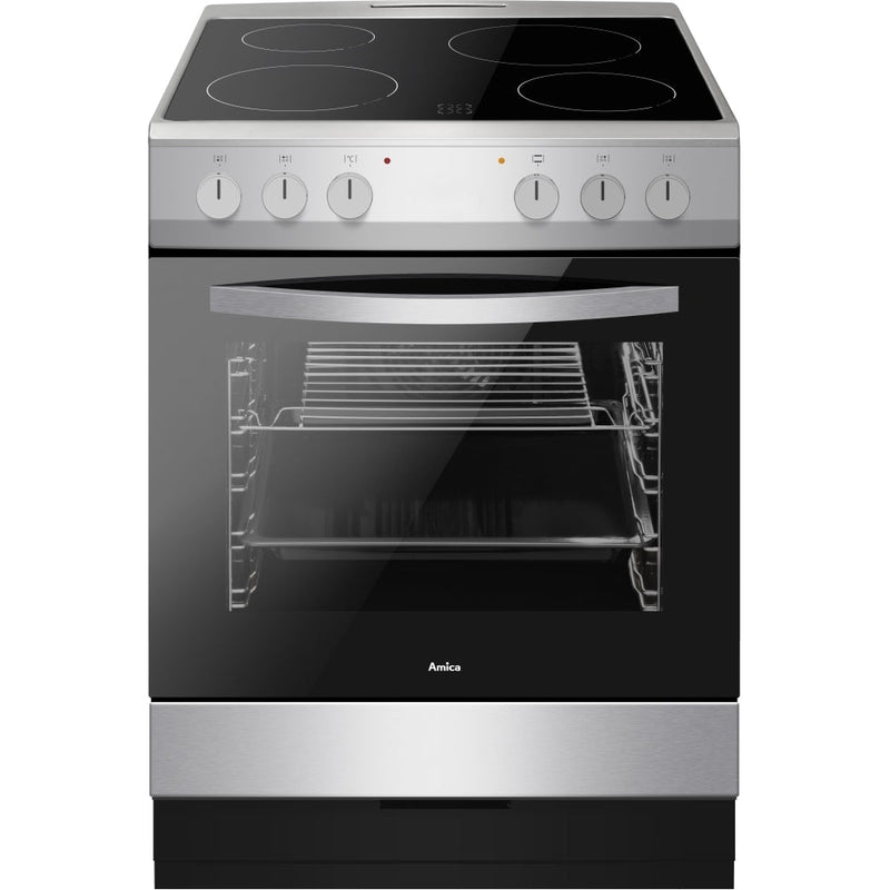 Amica AFC601SS 60cm Electric Single Oven Freestanding Cooker