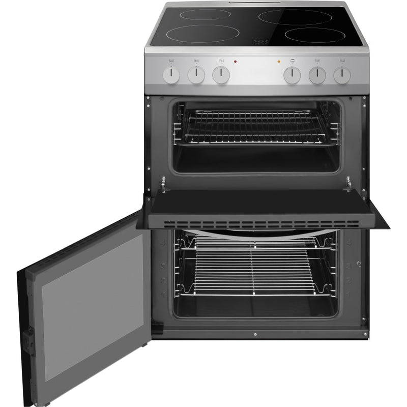 Amica AFC602SS 60cm Electric Double Oven Freestanding Cooker