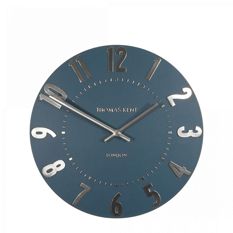 Thomas Kent 30cm Mulberry Wall Clock - Midnight Blue