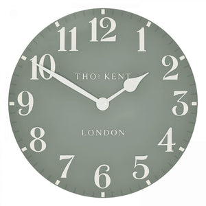Thomas Kent 50cm Arabic Wall Clock - Seagrass