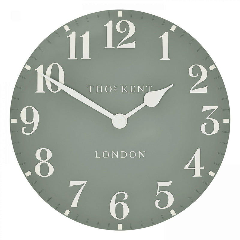 Thomas Kent 50cm Arabic Wall Clock - Seagrass