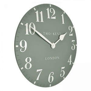 Thomas Kent 50cm Arabic Wall Clock - Seagrass