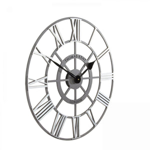 Thomas Kent 61cm Evening Star Grand Clock - Skeleton (Grey/Silver)