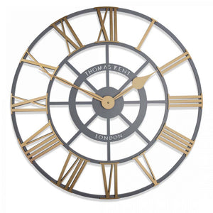 Thomas Kent 61cm Evening Star Grand Clock - Brass