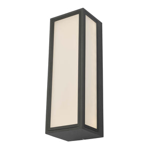 dar lighting ARH2139 Arham 1 Light Wall Light Anthracite IP65 LED
