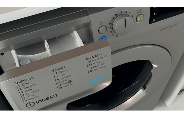 Indesit BDE 86436X S UK N 8kg/6kg 1400 Spin Washer Dryer
