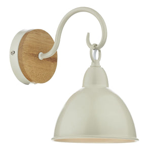 dar lighting BLY0743 Blyton 1 Light Wall Bracket complete with Painted Shade