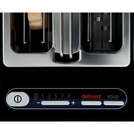 Bosch TAT8613NGB Styline 2 Slice Toaster - Black