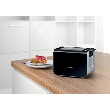 Bosch TAT8613NGB Styline 2 Slice Toaster - Black
